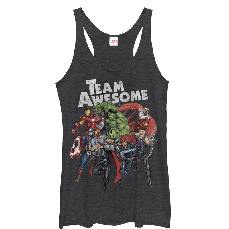 Women's Marvel Avengers Team Awesome Racerback Tank Top
