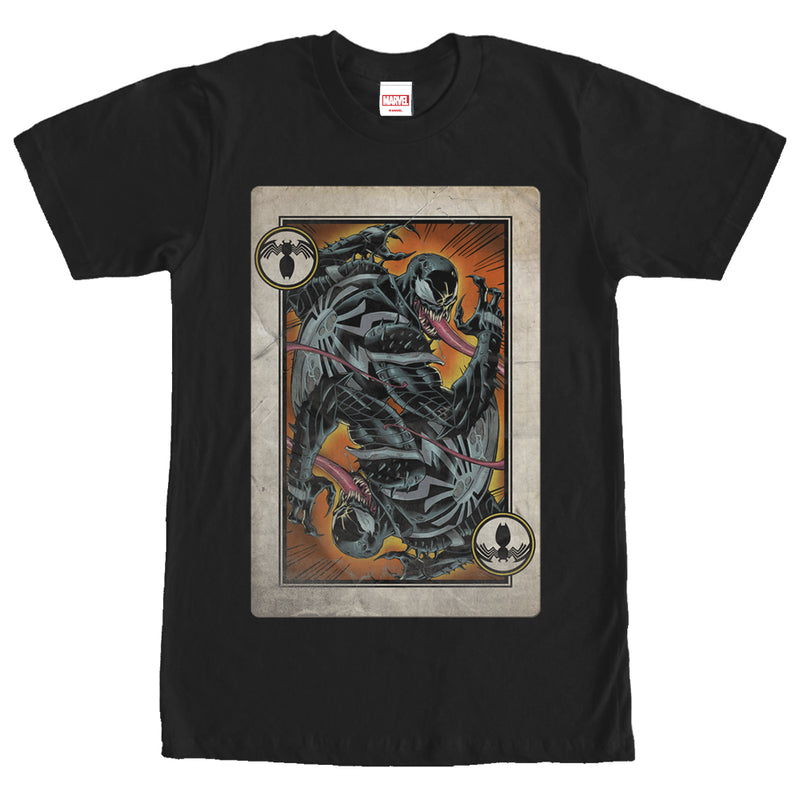 Men's Marvel Venom Playing Card T-Shirt