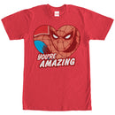 Men's Marvel Spider-Man Amazing Heart T-Shirt