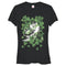 Junior's Marvel St. Patrick's Day Hulk Clover Field T-Shirt