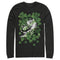 Men's Marvel St. Patrick's Day Hulk Clover Field Long Sleeve Shirt