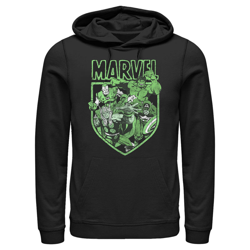 Men's Marvel Avengers Shield Pull Over Hoodie