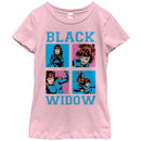 Girl's Marvel Black Widow Panels T-Shirt