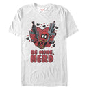 Men's Marvel Deadpool Be Mine Nerd T-Shirt