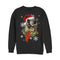 Men's Lost Gods Ugly Christmas Festive T Rex Santa Sweatshirt