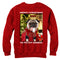 Women's Lost Gods Christmas Nutcracker Pug Sweatshirt