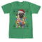 Men's Lost Gods Ugly Christmas Pug Lights T-Shirt