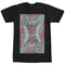 Men's Lost Gods Striped King Playing Card T-Shirt