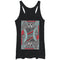 Women's Lost Gods Striped King Playing Card Racerback Tank Top