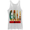 Women's Lost Gods Cali Flag Palm Trees Racerback Tank Top