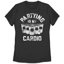 Women's Lost Gods Partying is My Cardio T-Shirt