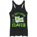 Women's Lost Gods Not Over Until It's Clover Ireland Racerback Tank Top