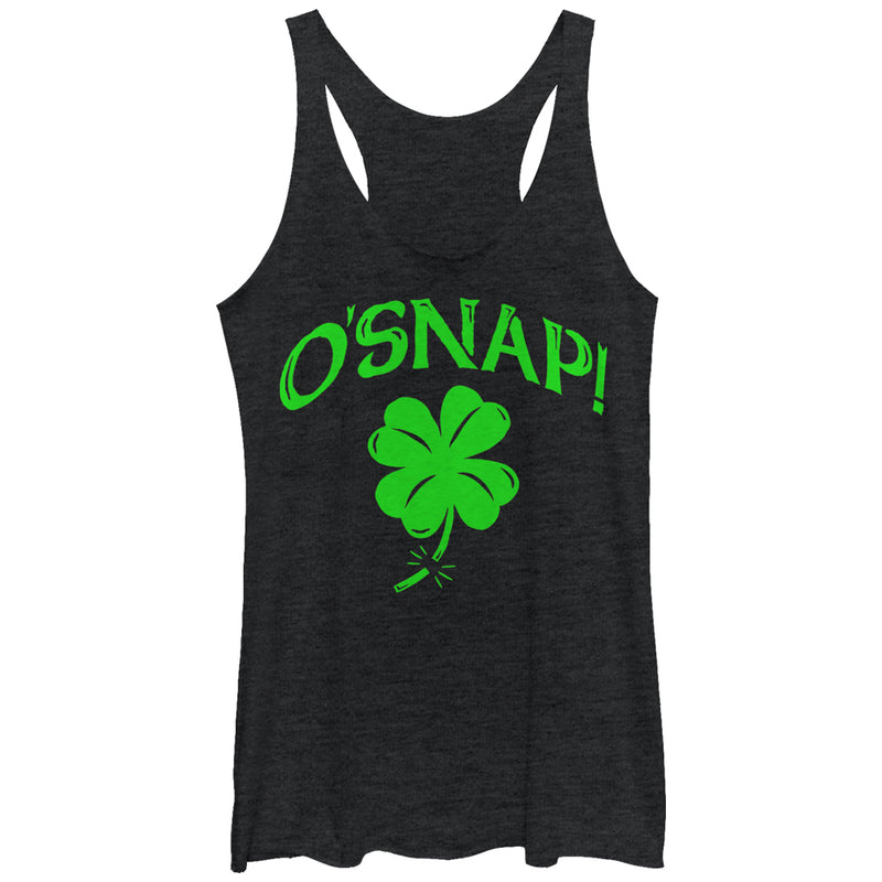 Women's Lost Gods O'Snap Clover Racerback Tank Top