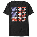 Men's Lost Gods Fourth of July  Merica Flag T-Shirt