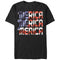 Men's Lost Gods Fourth of July  Merica Flag T-Shirt