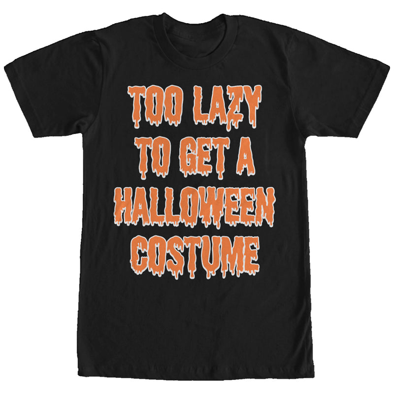 Men's Lost Gods Too Lazy to Get a Costume T-Shirt