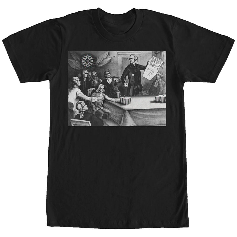 Men's Lost Gods Founding Fathers Pong T-Shirt