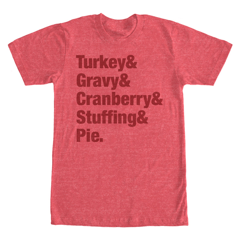 Men's Lost Gods Thanksgiving Turkey and Gravy T-Shirt