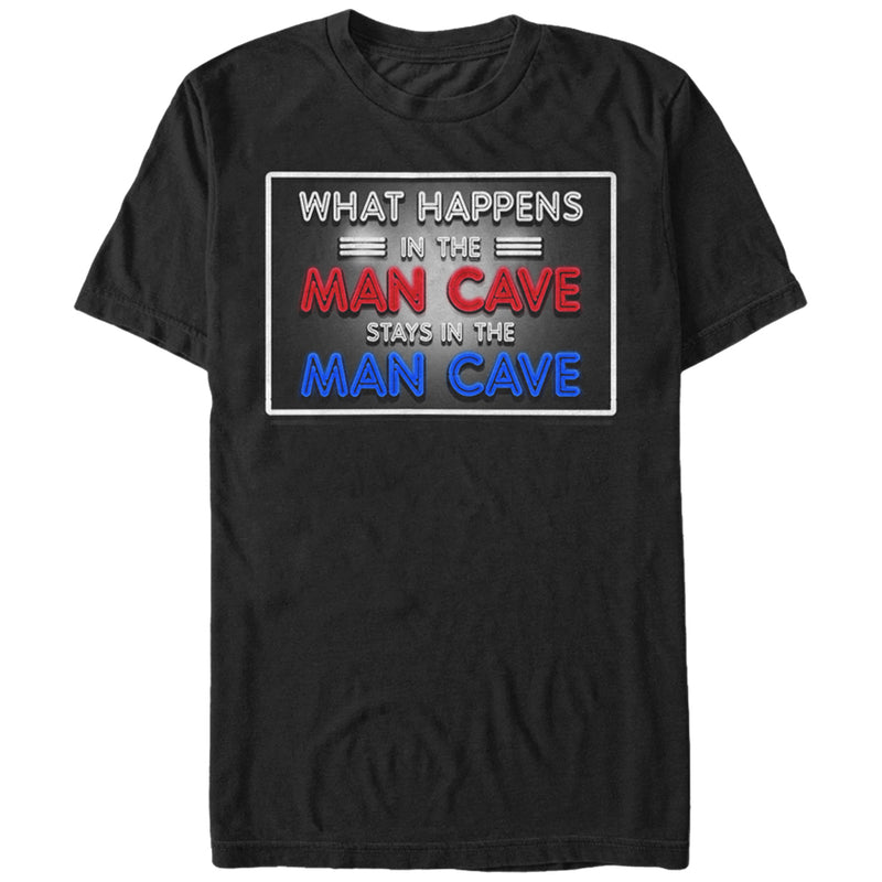 Men's Lost Gods What Happens in the Man Cave T-Shirt