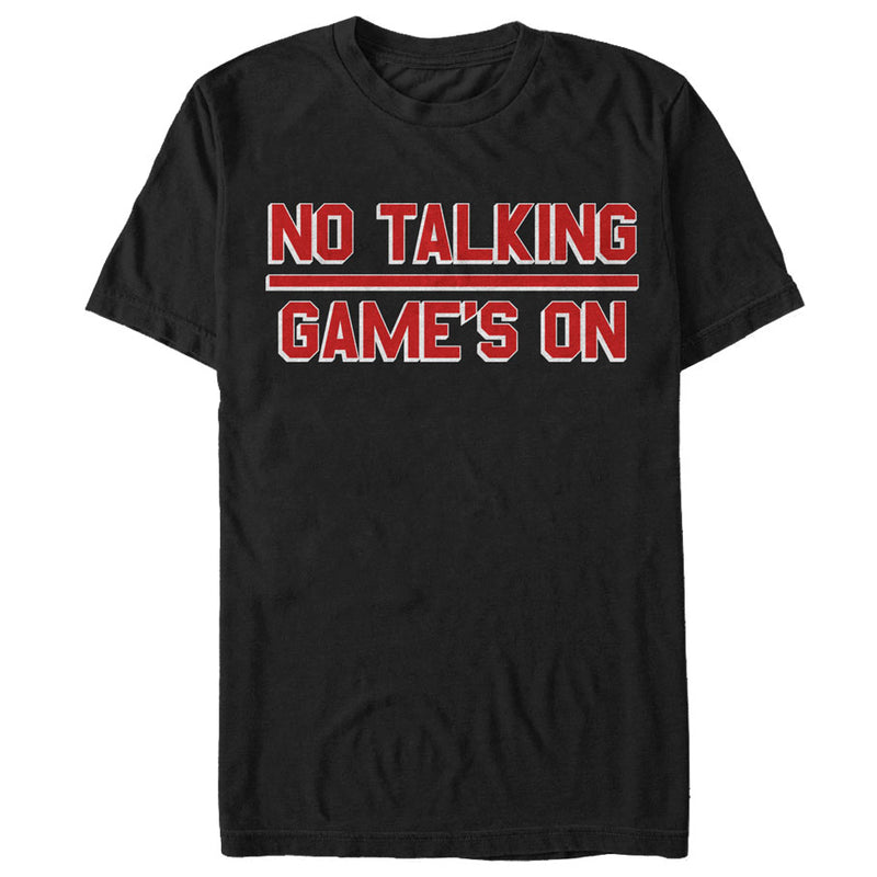 Men's Lost Gods No Talking Game's On T-Shirt