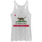 Women's Lost Gods Cat Republic Flag Racerback Tank Top