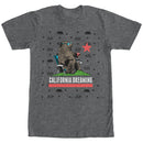 Men's Lost Gods California Flag Bear Dreaming T-Shirt