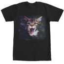 Men's Lost Gods Yawning Space Cat T-Shirt