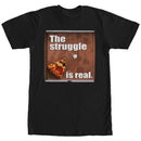 Men's Lost Gods Pizza Struggle is Real T-Shirt