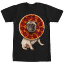 Men's Lost Gods Pepperoni Pizza Pug T-Shirt