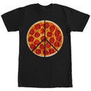 Men's Lost Gods Peace Pizza Pie T-Shirt