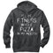Women's CHIN UP Fitness Pizza in Mouth Pull Over Hoodie