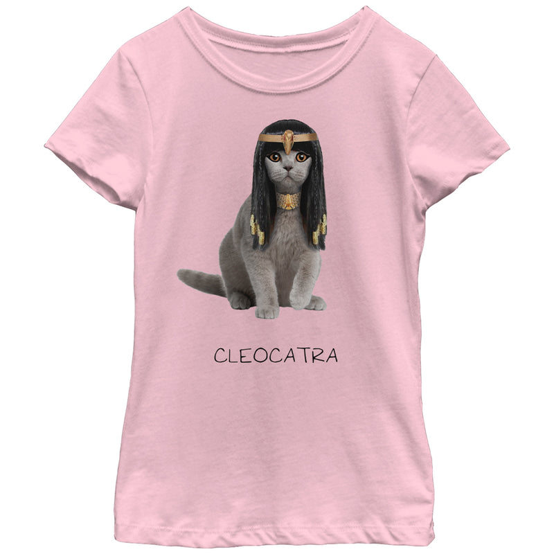 Girl's Lost Gods Cleopatra Cat T-Shirt