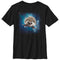 Boy's Lost Gods Space Hedgehog on Skateboard T-Shirt