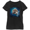 Girl's Lost Gods Space Hedgehog on Skateboard T-Shirt