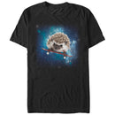 Men's Lost Gods Space Hedgehog on Skateboard T-Shirt