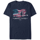 Men's Lost Gods Fourth of July  United States 177Flag T-Shirt