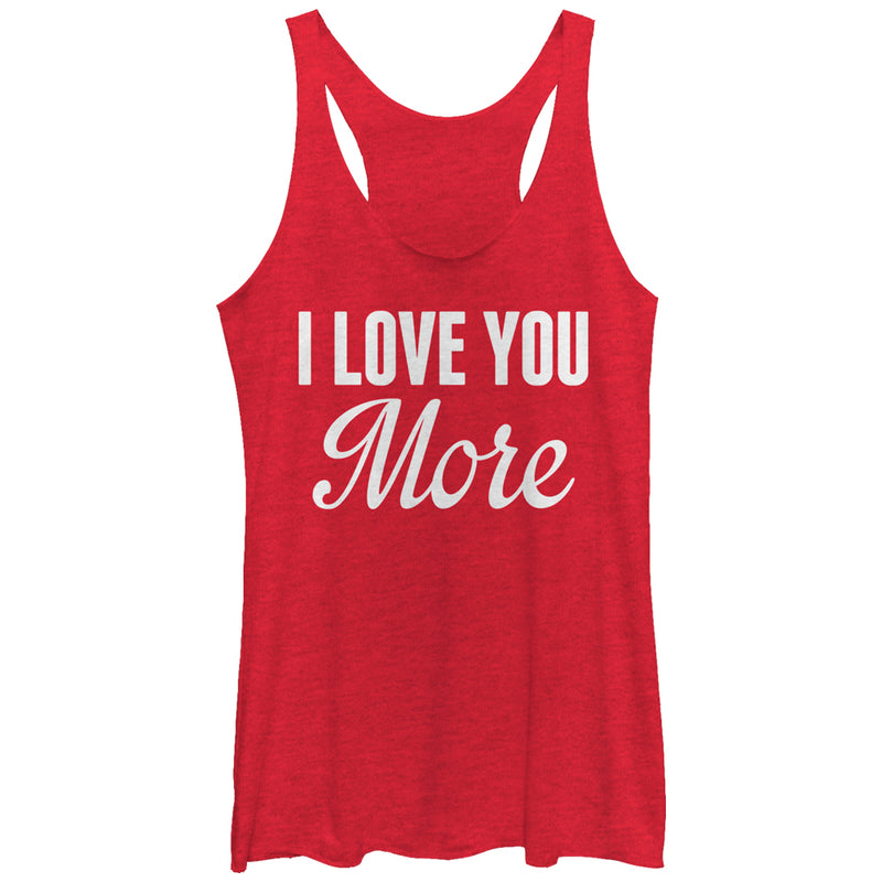 Women's Lost Gods I Love You More Racerback Tank Top