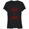 Junior's Lost Gods Love Love T-Shirt