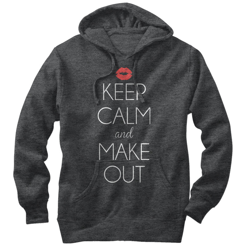 Men's Lost Gods Keep Calm and Make Out Pull Over Hoodie