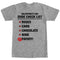 Men's Lost Gods Valentine's Day Dude Checklist T-Shirt