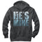 Men's Lost Gods He's Mine Pull Over Hoodie