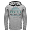 Men's NASA My Age Pluto Was A Planet Pull Over Hoodie