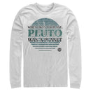 Men's NASA My Age Pluto Was A Planet Long Sleeve Shirt