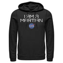 Men's NASA I Am A Martian With Logo Pull Over Hoodie