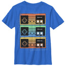 Boy's Nintendo Triple NES Controller T-Shirt