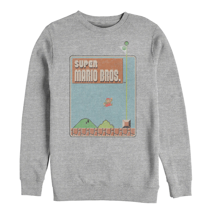 Men's Nintendo Vintage Mario Fly Screen Sweatshirt