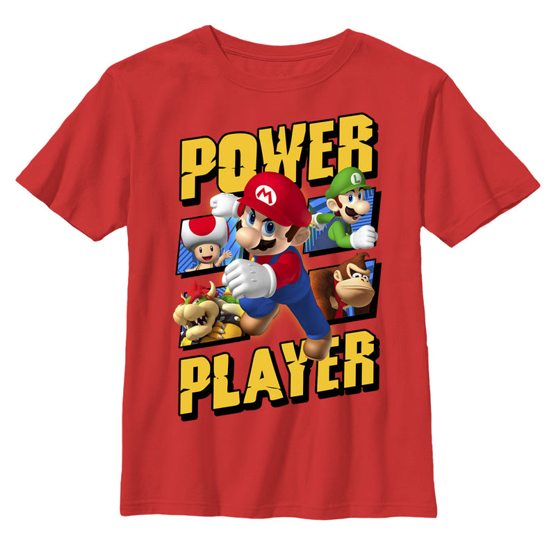 Boy's Nintendo Mario Power Players T-Shirt