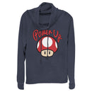 Junior's Nintendo Power Up Mushroom Cowl Neck Sweatshirt