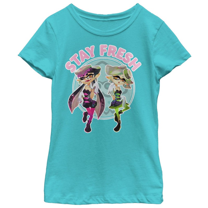 Girl's Nintendo Splatoon Inklings Stay Fresh T-Shirt