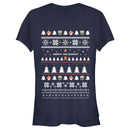 Junior's Nintendo Ugly Mario Holiday Sweater T-Shirt